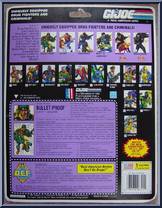 Bullet-Proof from G.I. Joe - Classic Collection - Series 11 - D.E.F. manufactured by Hasbro [Back]