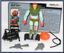 Deep Six from G.I. Joe - Classic Collection - Series  8 manufactured by Hasbro [Loose]