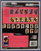 Psyche-Out from G.I. Joe - Classic Collection - Series 10 - Super Sonic Fighters manufactured by Hasbro [Back]