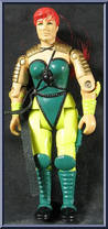 Scarlett from G.I. Joe - Classic Collection - Series 12 - Ninja Force manufactured by Hasbro [Loose]