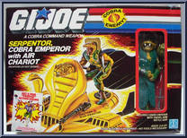 Serpentor (Air Chariot) (with Cobra Emperor) from G.I. Joe - Classic Collection - Series  5 - Accessories manufactured by Hasbro [Front]