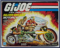 Silver Mirage Motorcycle from G.I. Joe - Classic Collection - Series  4 - Accessories manufactured by Hasbro [Front]