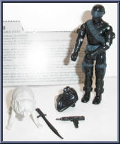 Snake Eyes (with Wolf) from G.I. Joe - Classic Collection - Series  4 manufactured by Hasbro [Loose]