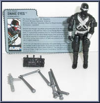 Snake Eyes from G.I. Joe - Classic Collection - Series  8 manufactured by Hasbro [Loose]