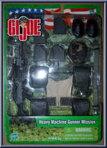 Heavy Machine Gunner Mission from G.I. Joe - Classic Collection 12" Scale - Battle Gear manufactured by Hasbro [Front]