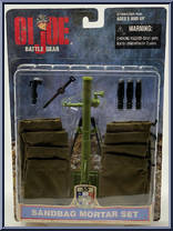 Sandbag Mortar Set from G.I. Joe - Classic Collection 12" Scale - Battle Gear manufactured by Hasbro [Front]
