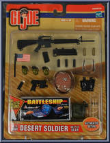 U.S. Army Desert Soldier from G.I. Joe - Classic Collection 12" Scale - Battle Gear manufactured by Hasbro [Front]