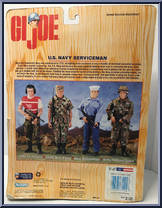 U.S. Navy Serviceman from G.I. Joe - Classic Collection 12" Scale - Armed Services manufactured by Hasbro [Back]
