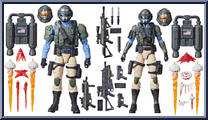 Steel Corps Troopers from G.I. Joe - Classified - Basic Series manufactured by Hasbro [Loose]