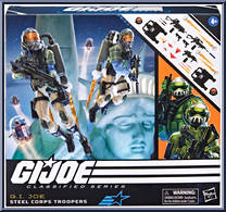 Steel Corps Troopers from G.I. Joe - Classified - Basic Series manufactured by Hasbro [Front]