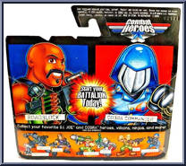 Roadblock / Cobra Commander from G.I. Joe - Combat Heroes - Wave 1 manufactured by Hasbro [Back]