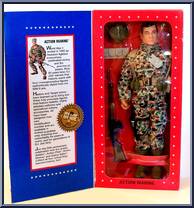 Action Marine (White / Brown Hair) from G.I. Joe - Commemorative Collection - Limited Edition WW II manufactured by Hasbro [Front]