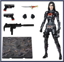 Baroness from G.I. Joe - Exquisite Mini Series manufactured by Hiya Toys [Loose]