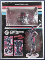 Snake Eyes II (Dawn Moreno) (Black) from G.I. Joe - Statues manufactured by Kotobukiya [Front]