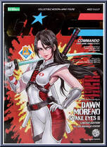 Snake Eyes II (Dawn Moreno) (White) from G.I. Joe - Statues manufactured by Kotobukiya [Back]