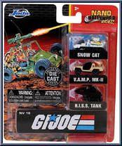 Snow Cat / V.A.M.P. MK -II / H.I.S.S. Tank from G.I. Joe - Nano MetalFigs - Hollywood Rides manufactured by Jada Toys [Front]
