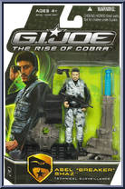 Abel "Breaker" Shaz (Technical Surveillance) from G.I. Joe - Rise of Cobra - Collection 2 - Wave 1 manufactured by Hasbro [Front]