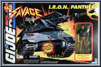I.R.O.N. Panther (with I.R.O.N. Anvil) from G.I. Joe - Sgt. Savage - Vehicles manufactured by Hasbro [Front]