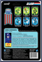 Cobra Commander (Glow Patrol) from G.I. Joe - ReAction Figures manufactured by Super7 [Back]