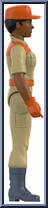 G.I. Joe Soldier from G.I. Joe - ReAction Figures manufactured by Super7 [Loose]