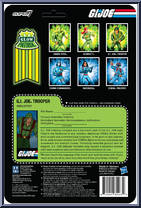 G.I. Joe Trooper (Glow Patrol) from G.I. Joe - ReAction Figures manufactured by Super7 [Back]