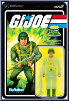 G.I. Joe Trooper (Glow Patrol) from G.I. Joe - ReAction Figures manufactured by Super7 [Front]