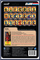 Raven from G.I. Joe - ReAction Figures manufactured by Super7 [Back]