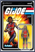 Raven from G.I. Joe - ReAction Figures manufactured by Super7 [Front]