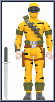 Snake Eyes (Tiger Force) from G.I. Joe - ReAction Figures manufactured by Super7 [Loose]