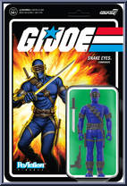 Snake Eyes (Cartoon v2) from G.I. Joe - ReAction Figures manufactured by Super7 [Front]
