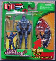 Cobra Commander from G.I. Joe vs. Cobra - Mission Discs manufactured by Hasbro [Front]