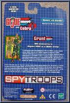 Grunt vs. Destro from G.I. Joe vs. Cobra - Spy Troops manufactured by Hasbro [Back]