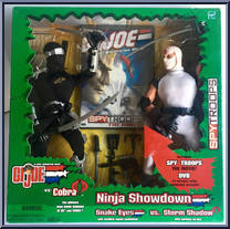 Ninja Showdown (Snake Eyes vs. Storm Shadow) from G.I. Joe vs. Cobra - Spy Troops - 12" Scale manufactured by Hasbro [Front]