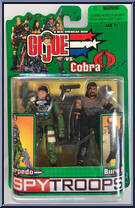 Torpedo vs. Burn Out from G.I. Joe vs. Cobra - Spy Troops manufactured by Hasbro [Front]