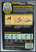 Hans-Cuff from Go-Bots - 1983 Series manufactured by Tonka [Back]