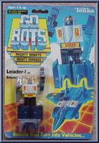 Leader-1 (Blue) from Go-Bots - 1985 Series manufactured by Tonka [Front]