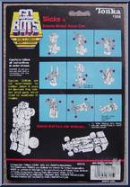Slicks from Go-Bots - 1985 Series manufactured by Tonka [Back]