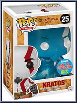 Kratos (Blue & White) from God of War - Pop! Vinyl Figures manufactured by Funko [Front]