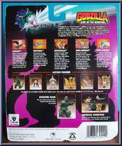 Godzilla from Godzilla - King of the Monsters - Hatching Monsters manufactured by Trendmasters [Back]