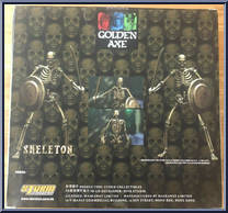 Skeleton Soldier (Gold) (2-Pack) from Golden Axe - Basic Series manufactured by Storm Collectibles [Back]