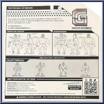 Pierre Carl Ouellet / Jacques Rougeau from Grapplers & Gimmicks - Basic Series manufactured by Hasttel Toy [Back]