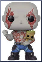 Drax (with Groot) from Guardians of the Galaxy - Volume 2 - Pop! Vinyl Figures manufactured by Funko [Loose]