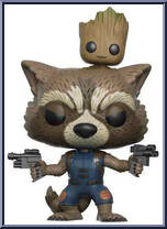 Rocket (with Groot) from Guardians of the Galaxy - Volume 2 - Pop! Vinyl Figures manufactured by Funko [Loose]