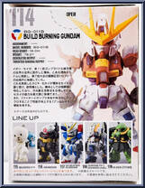 BG-011B Build Burning Gundam from Gundam Converge - Basic Series manufactured by Bandai [Back]
