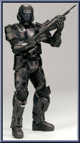 Spartan Soldier ODST (Orbital Drop Shock Trooper) from Halo 3 - Series 2 - Campaign manufactured by McFarlane [Loose]