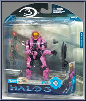 Spartan Soldier EVA (Pink) (D&R) from Halo 3 - Series 3 - Multiplayer manufactured by McFarlane [Front]