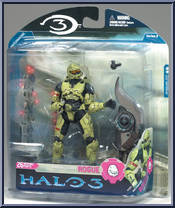 Spartan Soldier Rogue (Olive) from Halo 3 - Series 3 - Multiplayer manufactured by McFarlane [Front]
