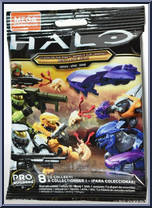 Elite Blue from Halo - Blind Bags - Series 11 - Clash on the Ring manufactured by Mega Bloks [Front]