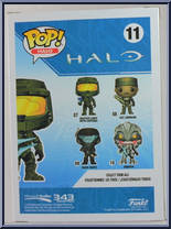 Master Chief (with Energy Sword) from Halo - Pop! Vinyl Figures manufactured by Funko [Back]