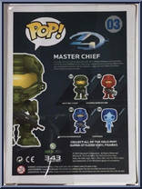 Master Chief (Gold) from Halo - Pop! Vinyl Figures manufactured by Funko [Back]